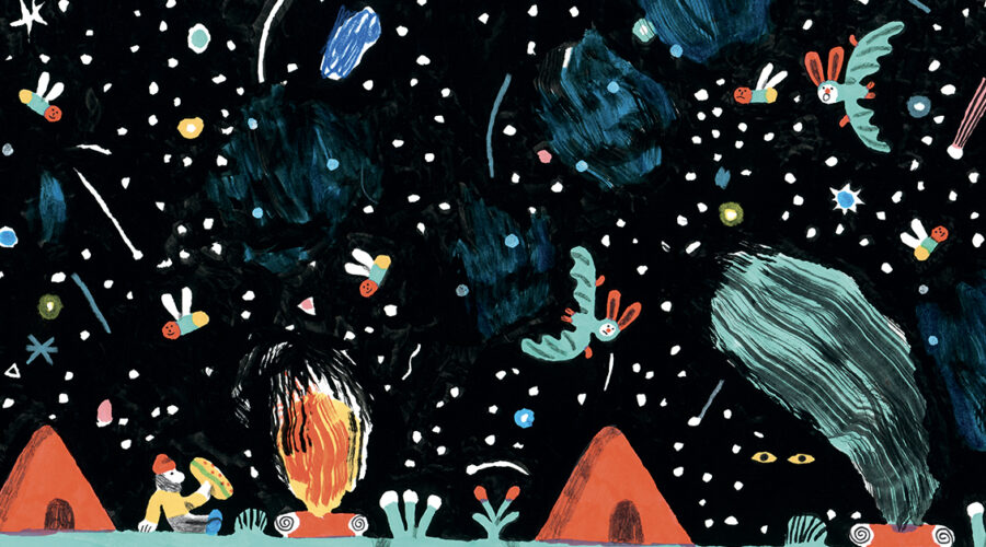 “Pioggia di topi e fantasmi nel bel mezzo della notte” una mostra di (e con) Andrea Antinori.